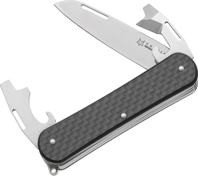 Ніж багатофункціональний Fox Vulpis CF Black. 3 інструменти