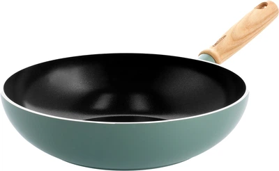 Сковорода Вок GreenPan Mayflower 28 см 3.6 л Блакитна (CC001683-001)