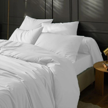 Простынь на резинке MirSon Soft Elegance №18-0000 White 200х220 см (2200010915259)