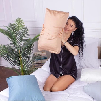 Подушка ортопедическая MirSon Стружка Memory №4198 Delicate satin 0165 Estella Kiddy 50х29х8 см (2200006424130)