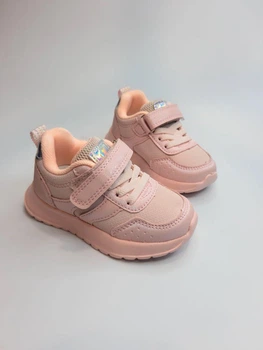 Кроссовки для девочки Clibee 505-4 pink розовые р. 21-13,5 см