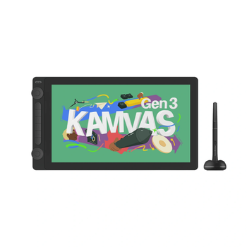Графічний дисплей Huion Kamvas 16 (Gen 3) black, 15.8", 5080 lpi, 16384 levels, 2560x1440