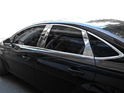 Нержавіючий молдинг для дверних стійок Ford Mondeo 2014-2022