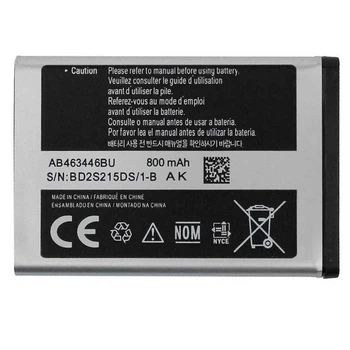 Акумулятор для Samsung B110 B130 B220 B300 B320 B520 C120 C130 C140 C160 C240 C250 C260 C270 C300 C3010, AB463446BU, 800mAh