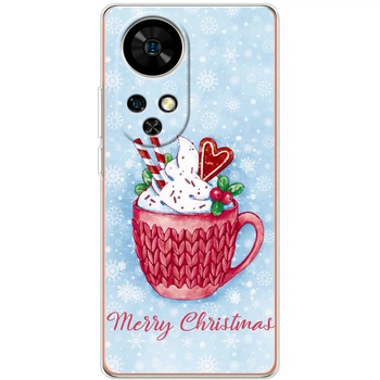 Силиконовый Чехол с Картинкой для Ulefone Note 17 Pro Принт (Новогодний, Десерт) (65170-ysm2519)