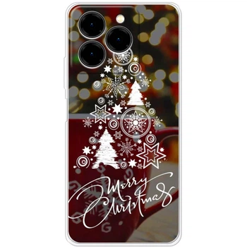 Силиконовый Чехол с Картинкой для Ulefone Note 20 Pro Принт (Новогодний, Елка) (65172-ysm1899)
