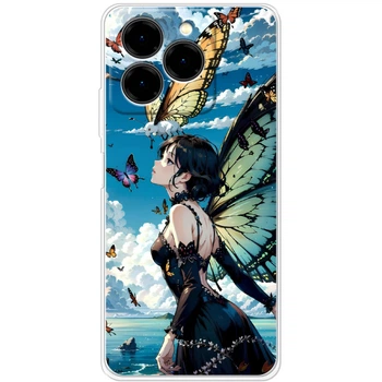 Силиконовый Чехол с Картинкой для Ulefone Note 20 Pro Принт (Аниме, Anime) (65172-ysm029)