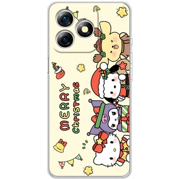 Силиконовый Чехол с Картинкой для Ulefone Note 18 Pro Принт (Новогодний, Куроми и друзья) (65171-ysm041)