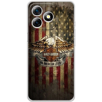 Силиконовый Чехол с Картинкой для Ulefone Note 18 Pro Принт (Харлей Дэвидсон) (65171-ysm2483)