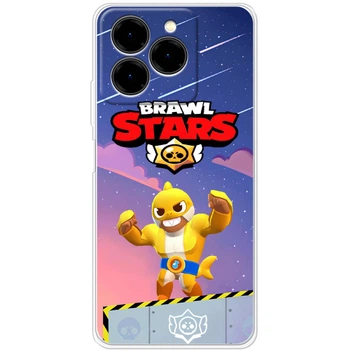 Силиконовый Чехол с Картинкой для Ulefone Note 20 Pro Принт (Бравл Старс Эль Примо, Brawl Stars El Primo) (65172-ysm017)