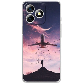 Силиконовый Чехол с Картинкой для Ulefone Note 18 Pro Принт (Однажды я Полечу) (65171-ysm1698)