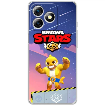 Силиконовый Чехол с Картинкой для Ulefone Note 18 Pro Принт (Бравл Старс Эль Примо, Brawl Stars El Primo) (65171-ysm017)