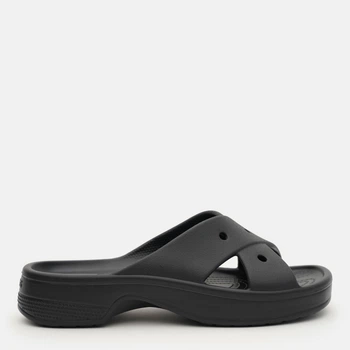 Женские шлепанцы для пляжа Crocs Cl Womens Cross Strap Blk 210840-001 41-42 (W10) 26 см Black (198445122057)