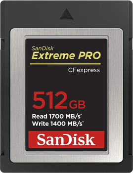 Карта памяти SanDisk Extreme Pro CFexpress Card Type B 512GB (SDCFE-512G-GN4NN)