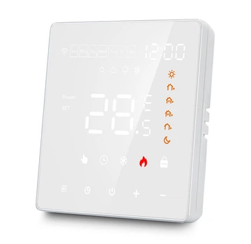Программируемый терморегулятор IN-THERM PWT-081 Wi-Fi / Белый / скругленные углы