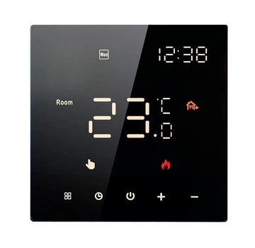 Программируемый терморегулятор IN-THERM PT-081 / Черный / Для тёплого пола