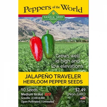 Семена острого перца Jalapeno Traveler (Халапеньо Путешественник) 8000, 2025 г.