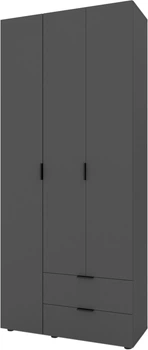 Шафа Metkas Home A013R 1000 x 420 x 2300 мм ЛДСП Антрацит (MA013R-A)
