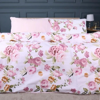 Комплект постільної білизни MirSon Полуторний 143х210 см 17-0726 Peony Whisper Ranforce Elite (2200010772906)