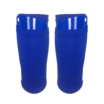 Футбольные щитки для голени с рукавами CZST-235 L синие (JDT-0847211)
