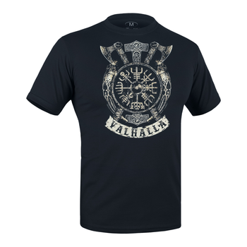 Футболка з малюнком P1G Valhalla Logo Navy 2XL (UA281-29891-NV-VLL)