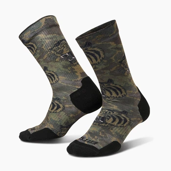 Шкарпетки 5.11 Tactical Sock Awe Tiger Axe Covert Green M (10041AFX-1179)