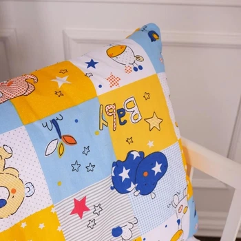 Подушка антиалергенна MirSon Kids Time 20-0038 Cute animals 50x70 см Бавовна Середня (2200009665677)