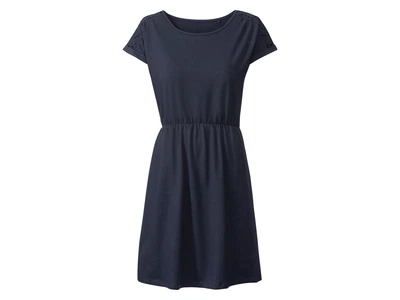 Платье с кружевной вставкой для женщины Esmara LYCRA® 418183 S темно-синий