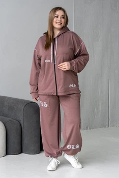 Спортивный костюм женский Olis-style Милена 52 Коричневый (ROZ6601061050)