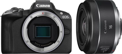 Набор Фотоаппарат Canon EOS R50 Body Black (5811C029AA) + Canon RF 16mm F2.8 STM (5051C005)
