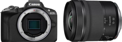 Набор Фотоаппарат Canon EOS R50 Body Black (5811C029AA) + Canon RF 15-30mm F4.5-6.3 IS STM (5775C005AA)
