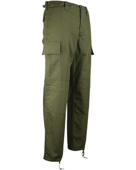 Штани тактичні KOMBAT UK M65 BDU Ripstop Trousers оливковий 30 (kb-m65bdurt-olgr-30)