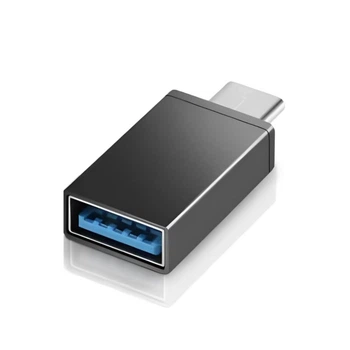 Переходник с телефона на флешку Type-C – USB OTG-01 Черный