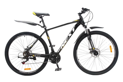 Велосипед Crossbike Next 2025 29" 20" Чорний-Жовтий