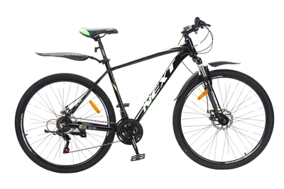 Велосипед Crossbike Next 2025 29" 20" Чорний-Зелений