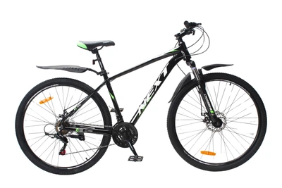 Велосипед Crossbike Next 2025 29" 18" Чорний-Зелений