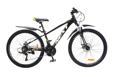Велосипед Crossbike Next 2025 26" 12" Чорний-Жовтий