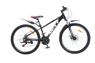 Велосипед Crossbike Next 2025 26" 12" Чорний-Червоний