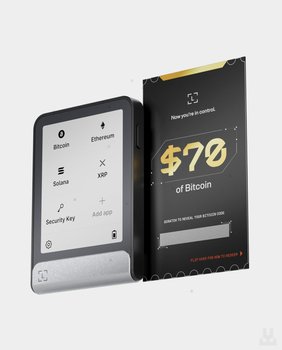 Криптокошелек Ledger Flex + $70 BTC Voucher