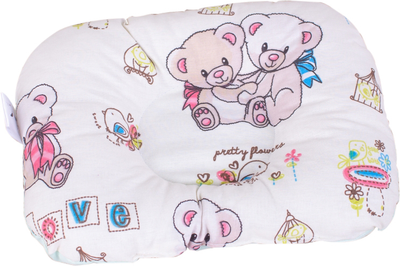Подушка дитяча MirSon Закруглена Kids Time 18-0005 Kind Bear 20 х 27 см (2200007128297)