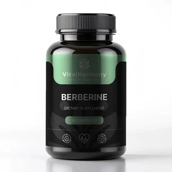 Экстракт барбариса VitalHarmony Berberine 500 mg, 90 капсул для поддержания уровня сахара в крови
