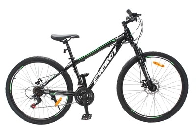 Велосипед CrossBike Energy 27.5" 15" Чорний-Зелений