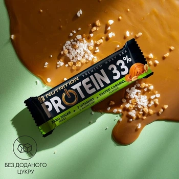 Батончик Go On Nutrition Protein 33%, 50 грам - Солона карамель