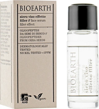 Антивозрастная сыворотка Bioearth Oligopeptideds From Okra Seeds Serum Filler Effect с эффектом филлера мгновенного действия 5 мл (8029182009566)