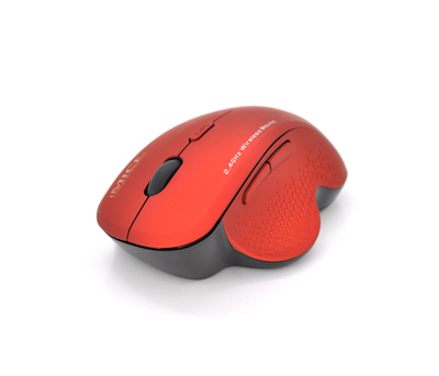 Миша бездротова iMICE G6, 6 кнопок, 800 - 1200 - 1600 DPI, 2.4Ghz 10м, Windows XP - Vista - Win7 - 8 - 10 Mac OS X, 1*AA, Red,