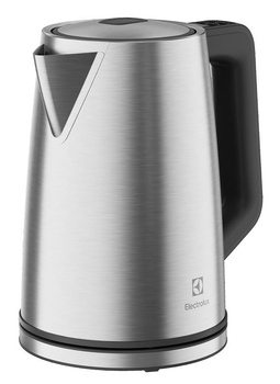 Electrolux Електрочайник, 1.7л, Strix, дисплей, метал, підтримка темп, нерж