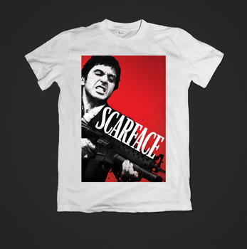 Футболка YOUstyle Scarface 0637 XL White