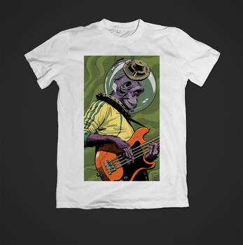Футболка YOUstyle bass player 0697 XXL White