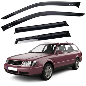 Дефлектори вікон вітровики Audi 100/A6 Avant (4A/C4) 1990-1997 Voron Glass