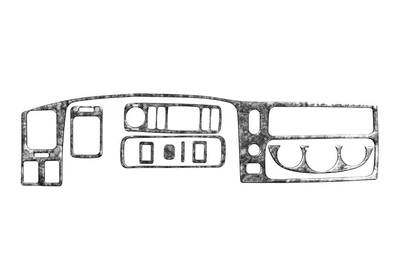 Накладки на панель для Mitsubishi Pajero Sport (2002-2007), Титан - накладки на панель Mitsubishi Pajero Sport